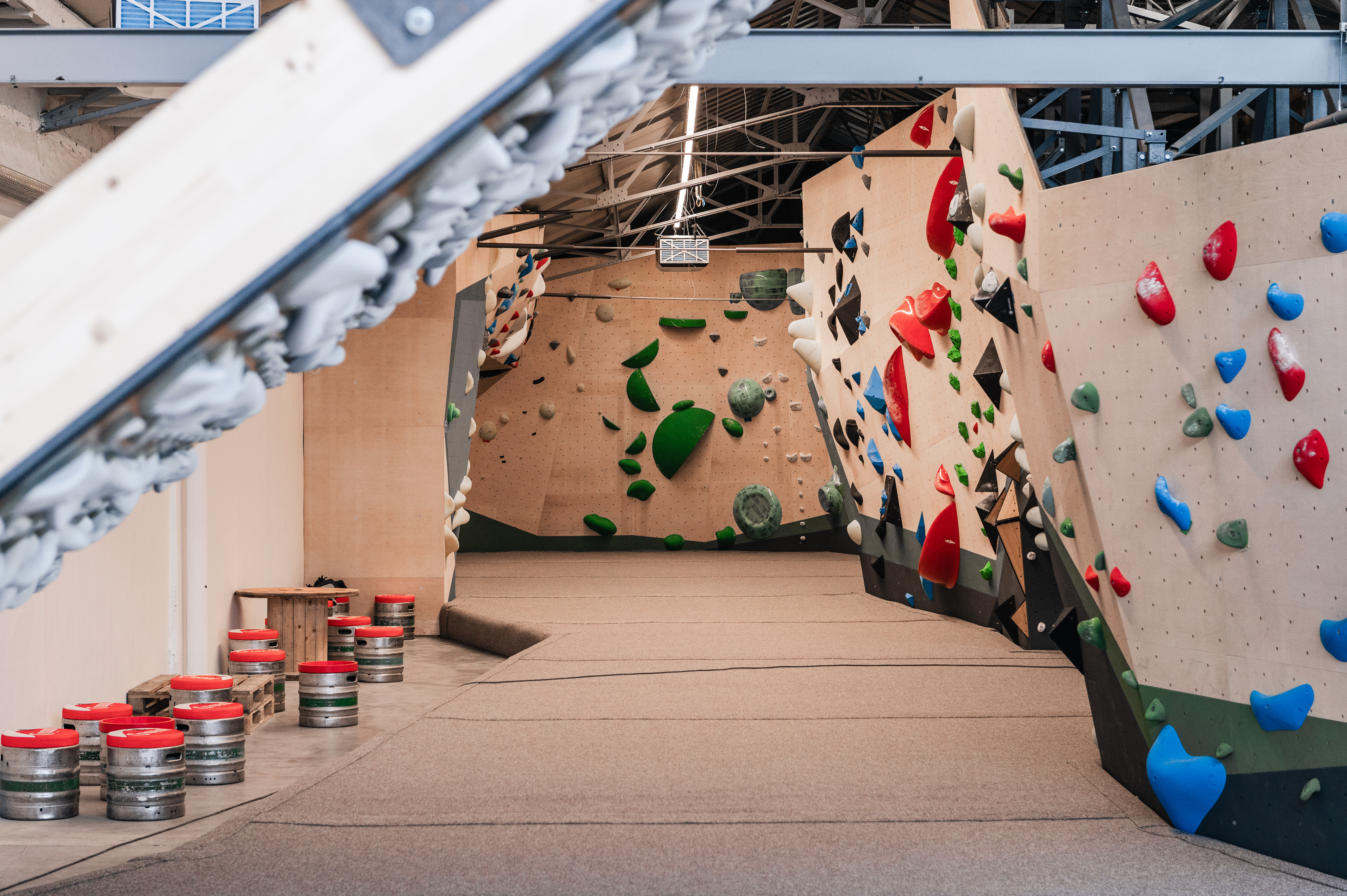 De boulderzaal van Onyx Boulder
